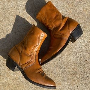 Vintage Ankle Height Cowboy Boots